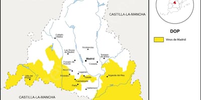 Карта на Мадрид и областта