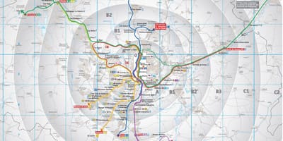 Мадрид транзит картата