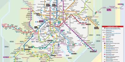 Карта на Мадрид трамвай