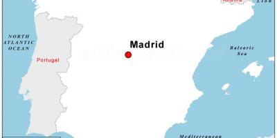 Карта на столицата на Испания